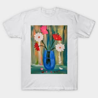 abstract flowers in a glass T-Shirt